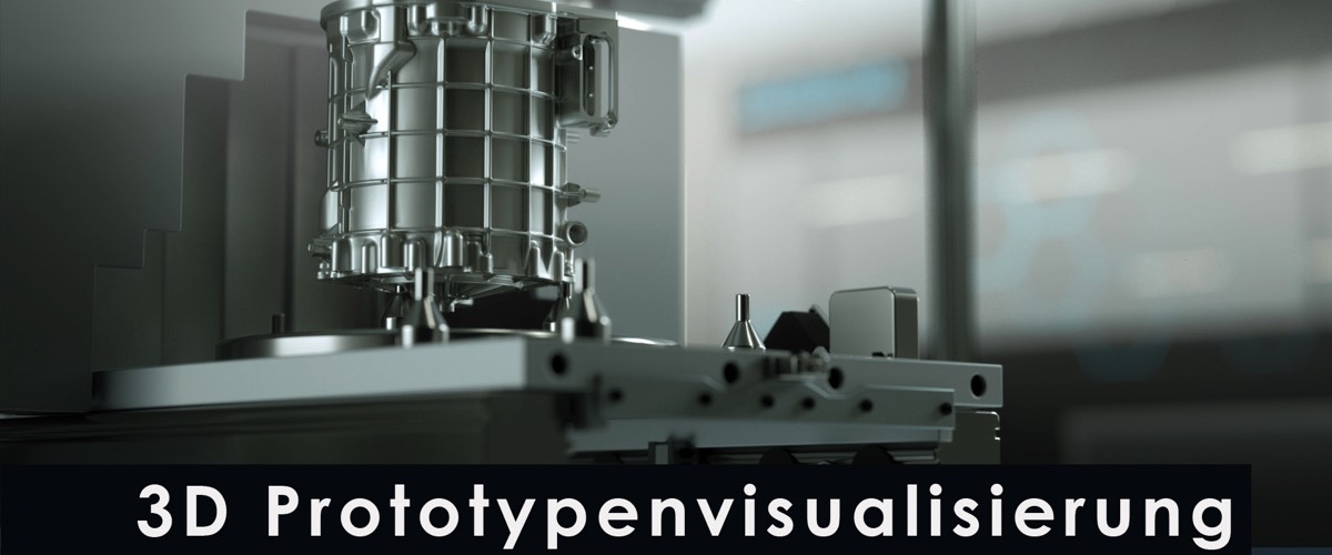 3D Rendering eines technischen Bauteils
